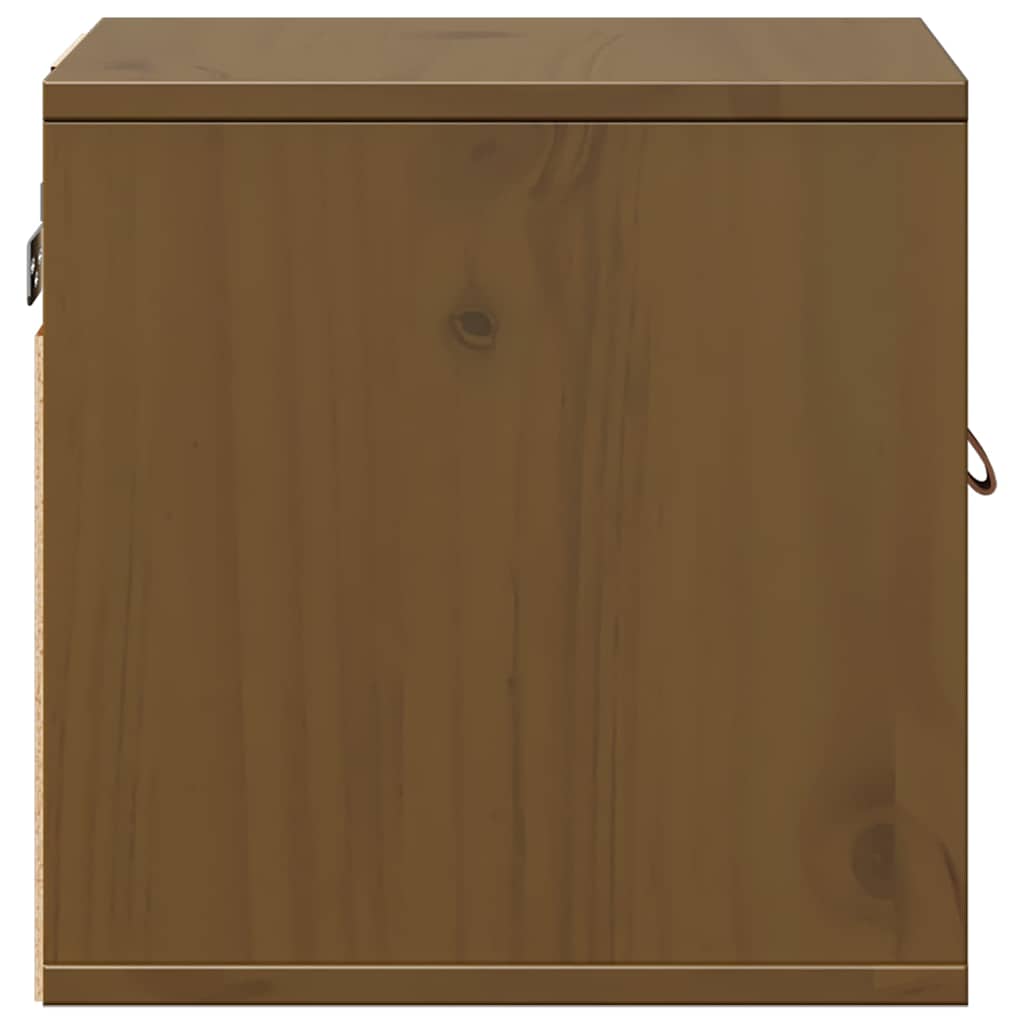 Pensile Marrone ambra 31,5x30x30 cm in Legno Massello di Pino