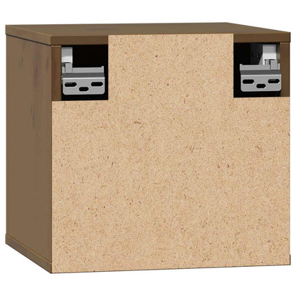 Pensile Marrone ambra 31,5x30x30 cm in Legno Massello di Pino