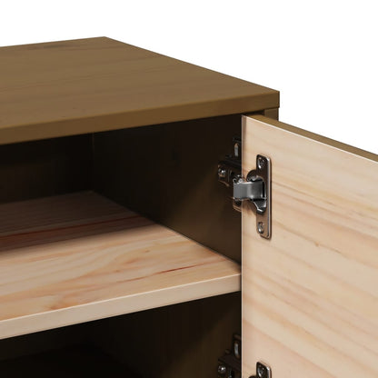 Pensile Marrone ambra 31,5x30x30 cm in Legno Massello di Pino | homemem39
