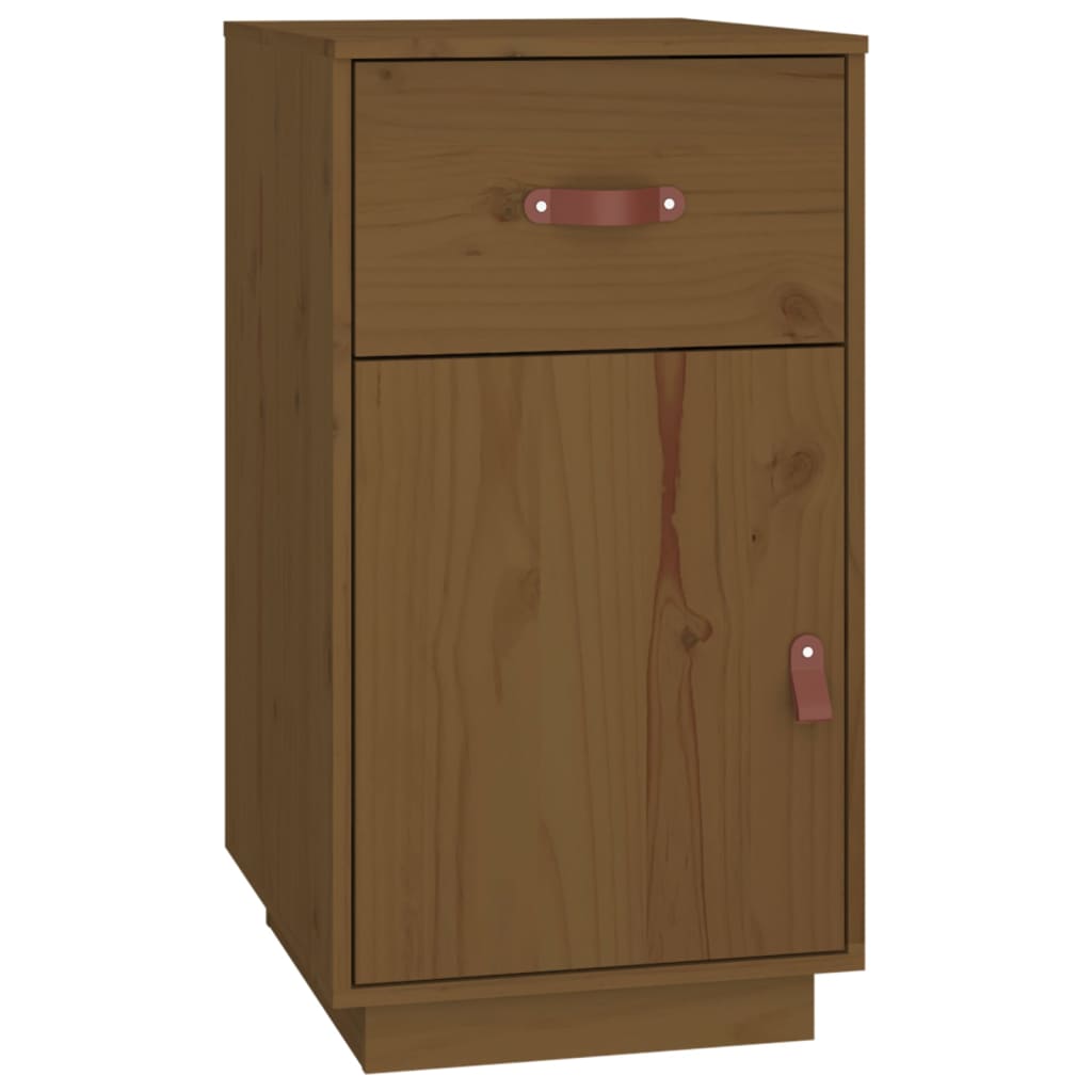 Armadietto da Scrivania Ambra 40x50x75cm in Legno Massello Pino - homemem39