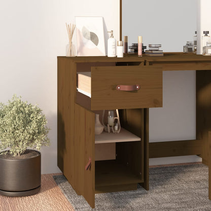 Armadietto da Scrivania Ambra 40x50x75cm in Legno Massello Pino - homemem39