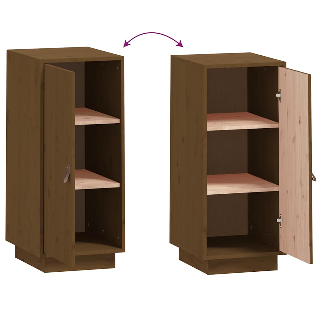 Credenza ambra 34x40x75 cm in Legno Massello di Pino - homemem39