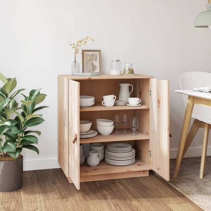 Credenza 65,5x40x75 cm in Legno Massello di Pino