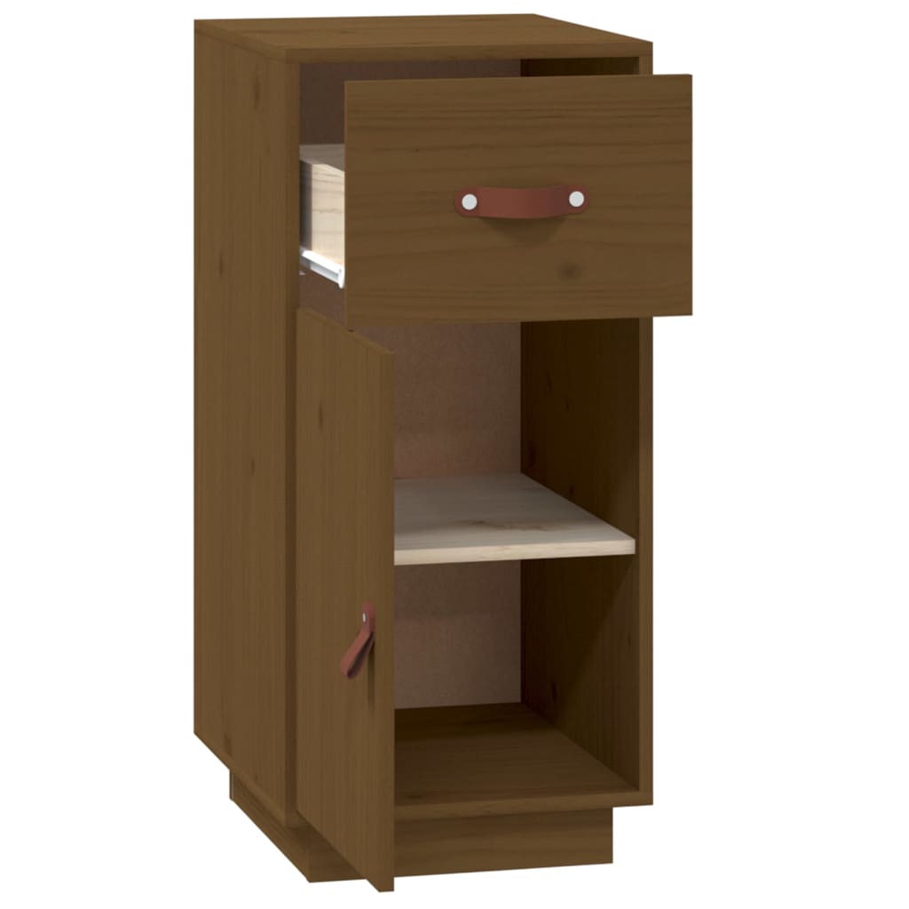 Credenza ambra 34x40x75 cm in Legno Massello di Pino - homemem39