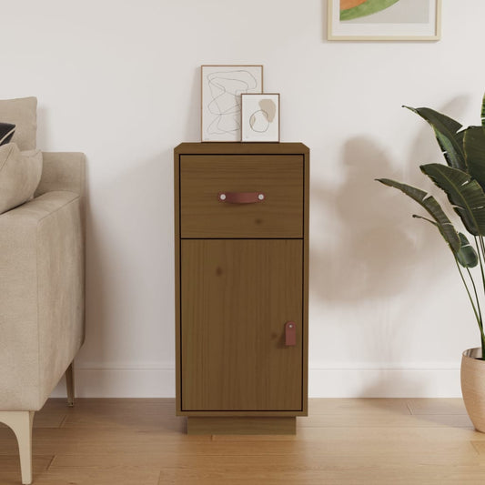 Credenza ambra 34x40x75 cm in Legno Massello di Pino - homemem39