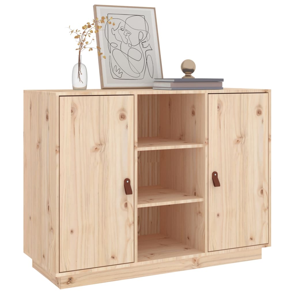 Credenza 100x40x75 cm in Legno Massello di Pino - homemem39