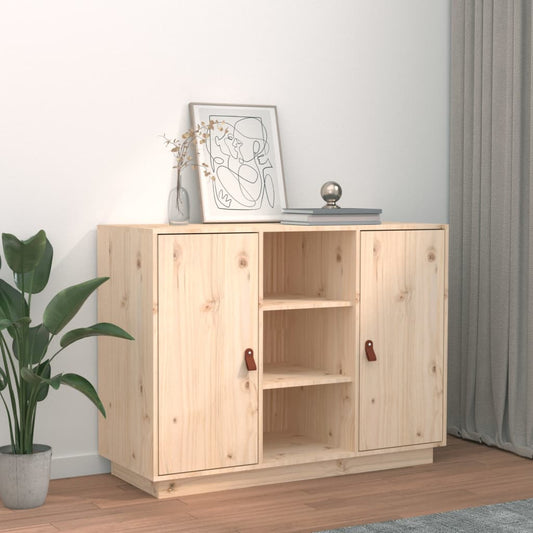 Credenza 100x40x75 cm in Legno Massello di Pino - homemem39