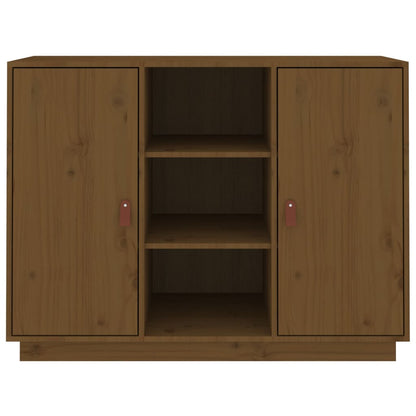 Credenza ambra 100x40x75 cm in Legno Massello di Pino - homemem39