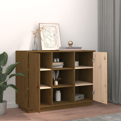 Credenza ambra 100x40x75 cm in Legno Massello di Pino - homemem39