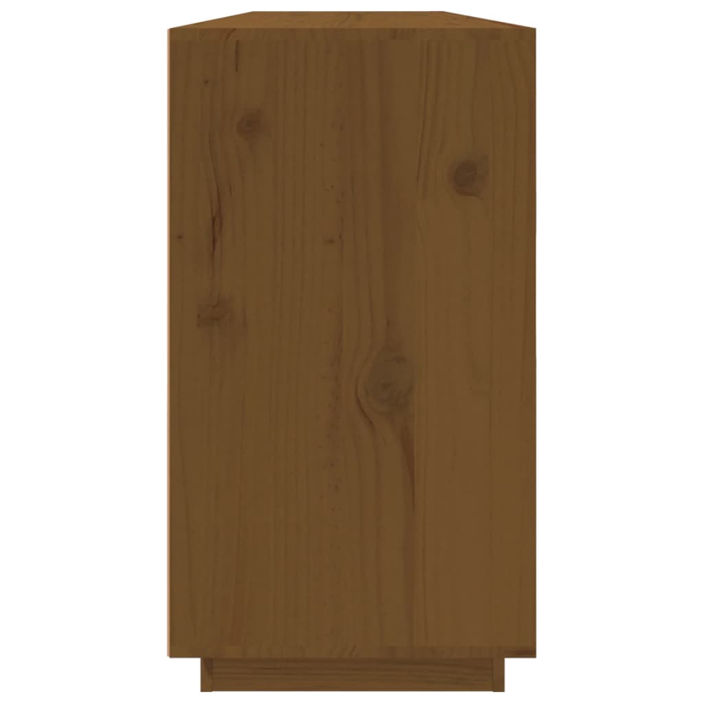 Credenza ambra 100x40x75 cm in Legno Massello di Pino - homemem39