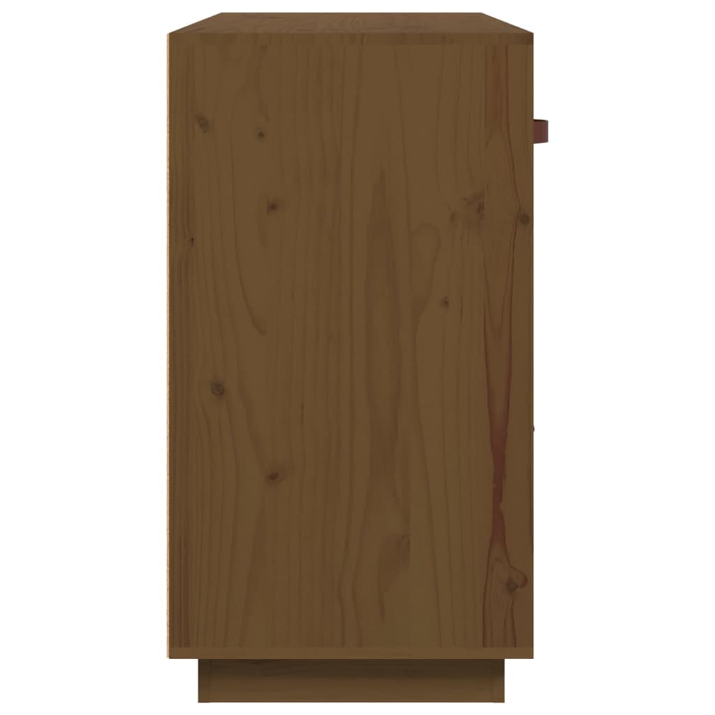 Credenza ambra 100x40x75 cm in Legno Massello di Pino - homemem39