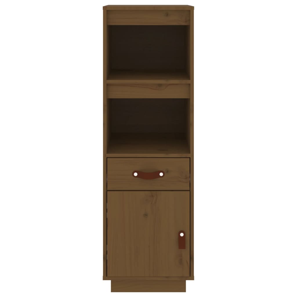 Credenza ambra 34x40x108,5 cm in Legno Massello di Pino - homemem39