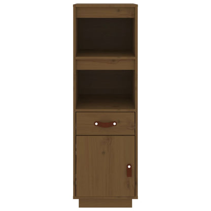 Credenza ambra 34x40x108,5 cm in Legno Massello di Pino - homemem39