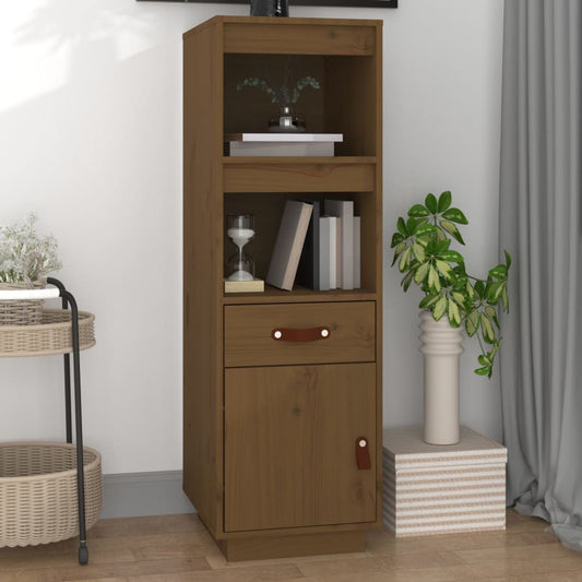 Credenza ambra 34x40x108,5 cm in Legno Massello di Pino - homemem39