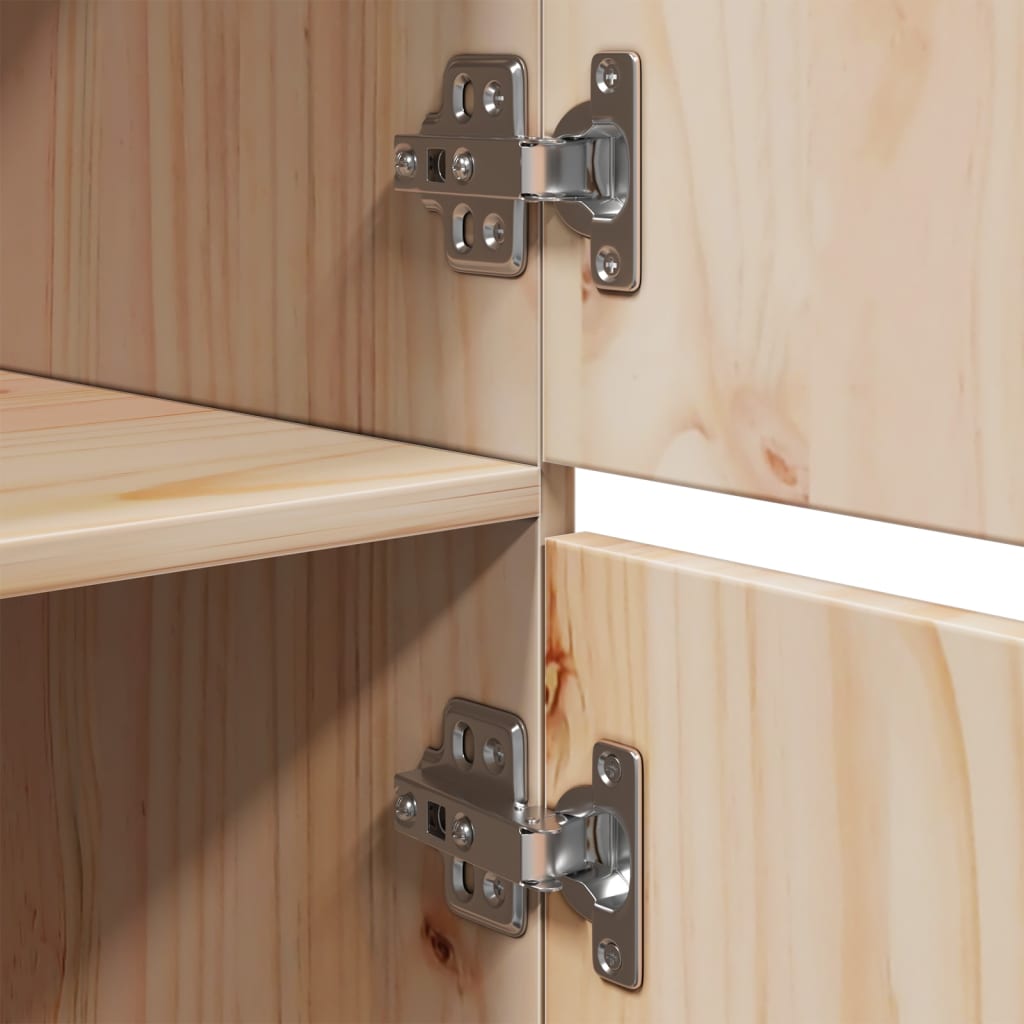 Credenza 34x40x108,5 cm in Legno Massello di Pino - homemem39