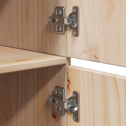 Credenza 34x40x108,5 cm in Legno Massello di Pino - homemem39