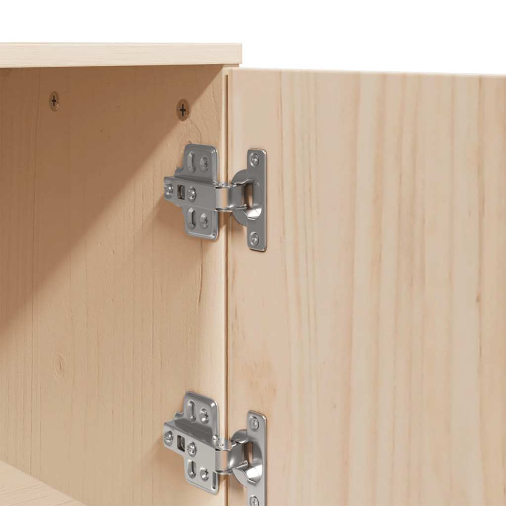 Credenza 67x40x108,5 cm in Legno Massello di Pino - homemem39