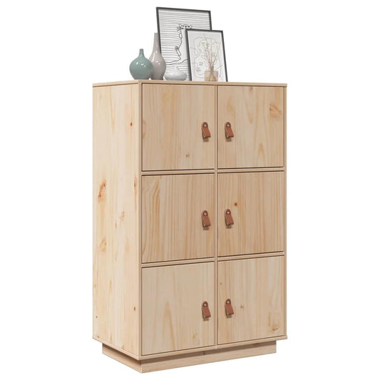 Credenza 67x40x108,5 cm in Legno Massello di Pino - homemem39