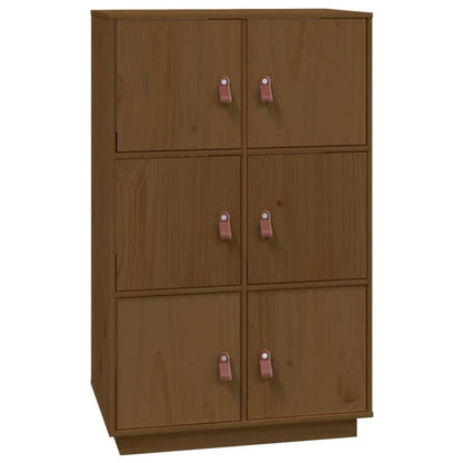 Credenza ambra 67x40x108,5 cm in Legno Massello di Pino - homemem39