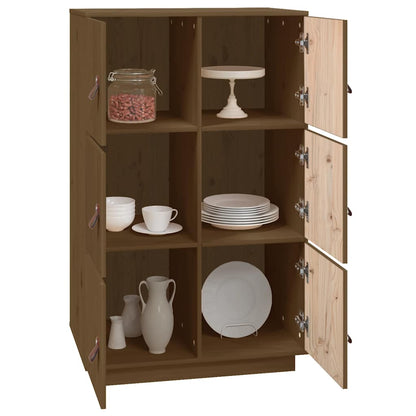 Credenza ambra 67x40x108,5 cm in Legno Massello di Pino - homemem39