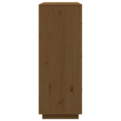Credenza ambra 67x40x108,5 cm in Legno Massello di Pino - homemem39