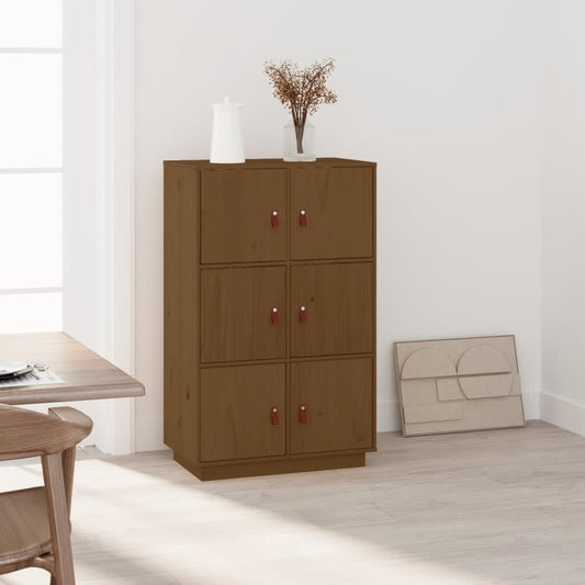 Credenza ambra 67x40x108,5 cm in Legno Massello di Pino - homemem39