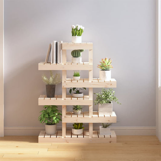 Supporto per Piante 85x25x109,5 cm in Legno Massello di Pino - homemem39