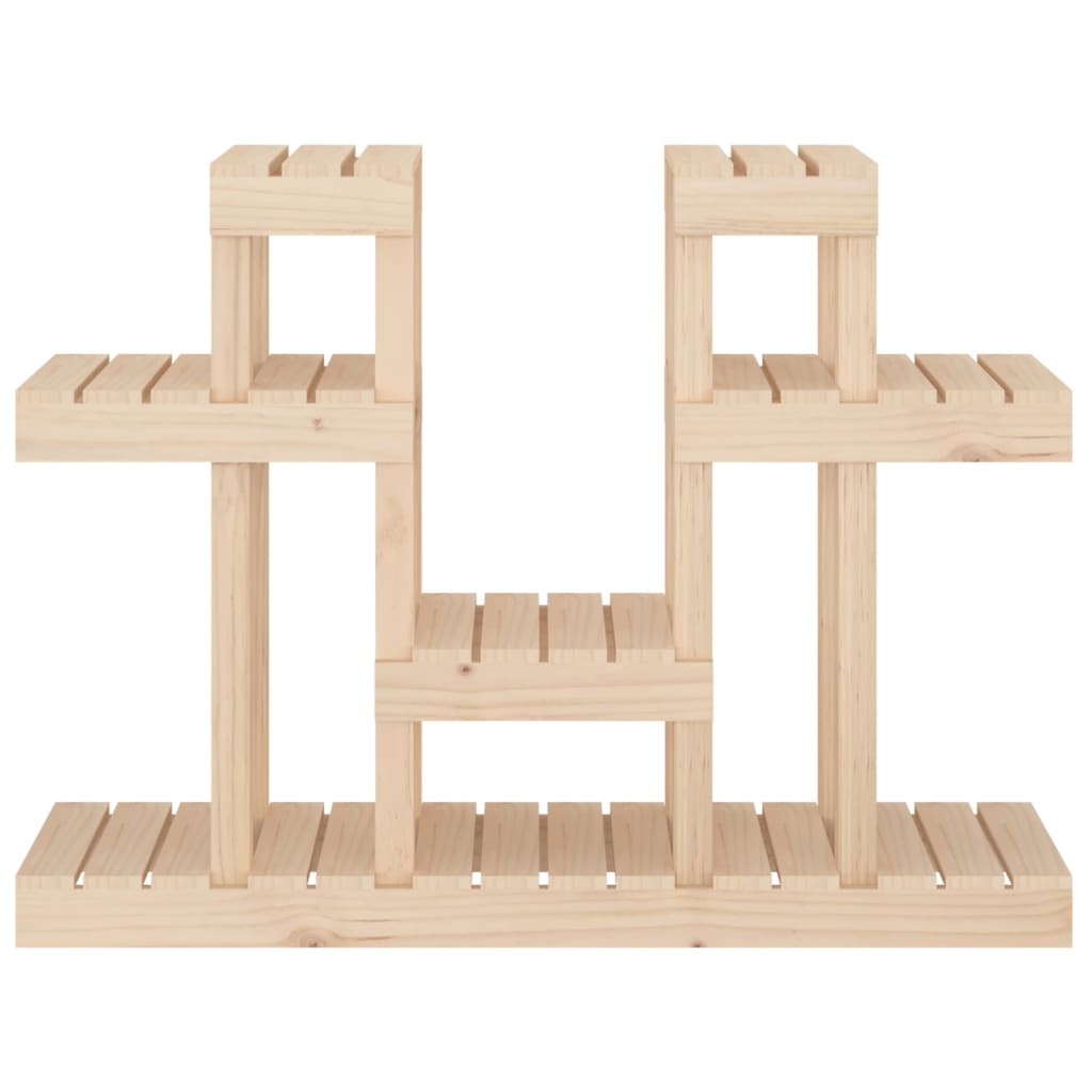 Supporto per Piante 104,5x25x77,5 cm in Legno Massello di Pino