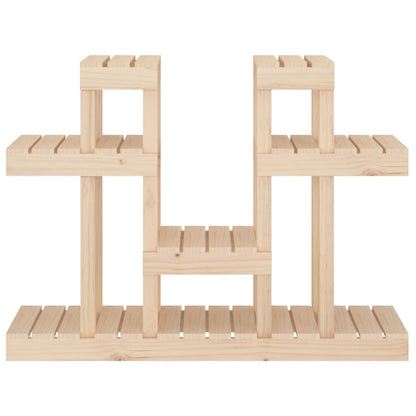 Supporto per Piante 104,5x25x77,5 cm in Legno Massello di Pino