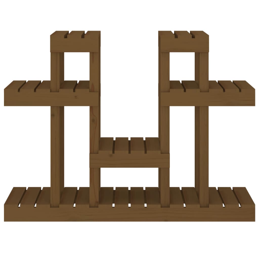 Supporto per Piante Ambra 104,5x25x77,5 cm Legno Massello Pino - homemem39