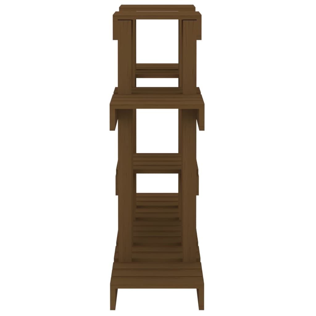 Supporto per Piante Ambra 104,5x25x77,5 cm Legno Massello Pino