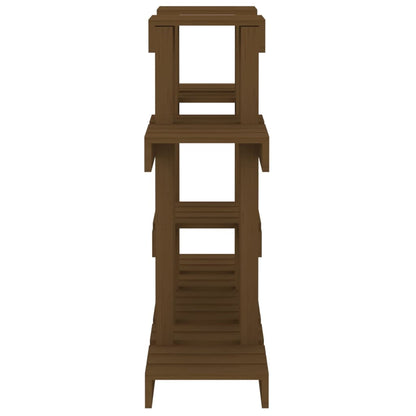 Supporto per Piante Ambra 104,5x25x77,5 cm Legno Massello Pino