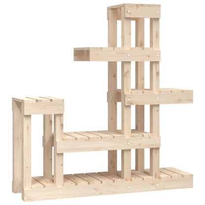 Supporto per Piante 92x25x97 cm in Legno Massello di Pino
