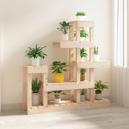 Supporto per Piante 92x25x97 cm in Legno Massello di Pino - homemem39