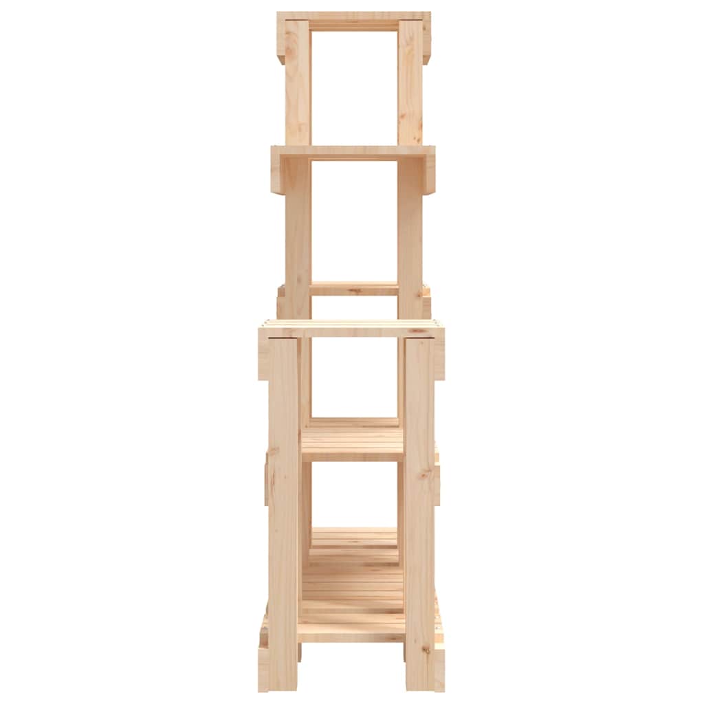 Supporto per Piante 92x25x97 cm in Legno Massello di Pino