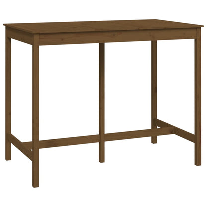 Tavolo da Bar Ambra 140x80x110 cm in Legno Massello di Pino | homemem39