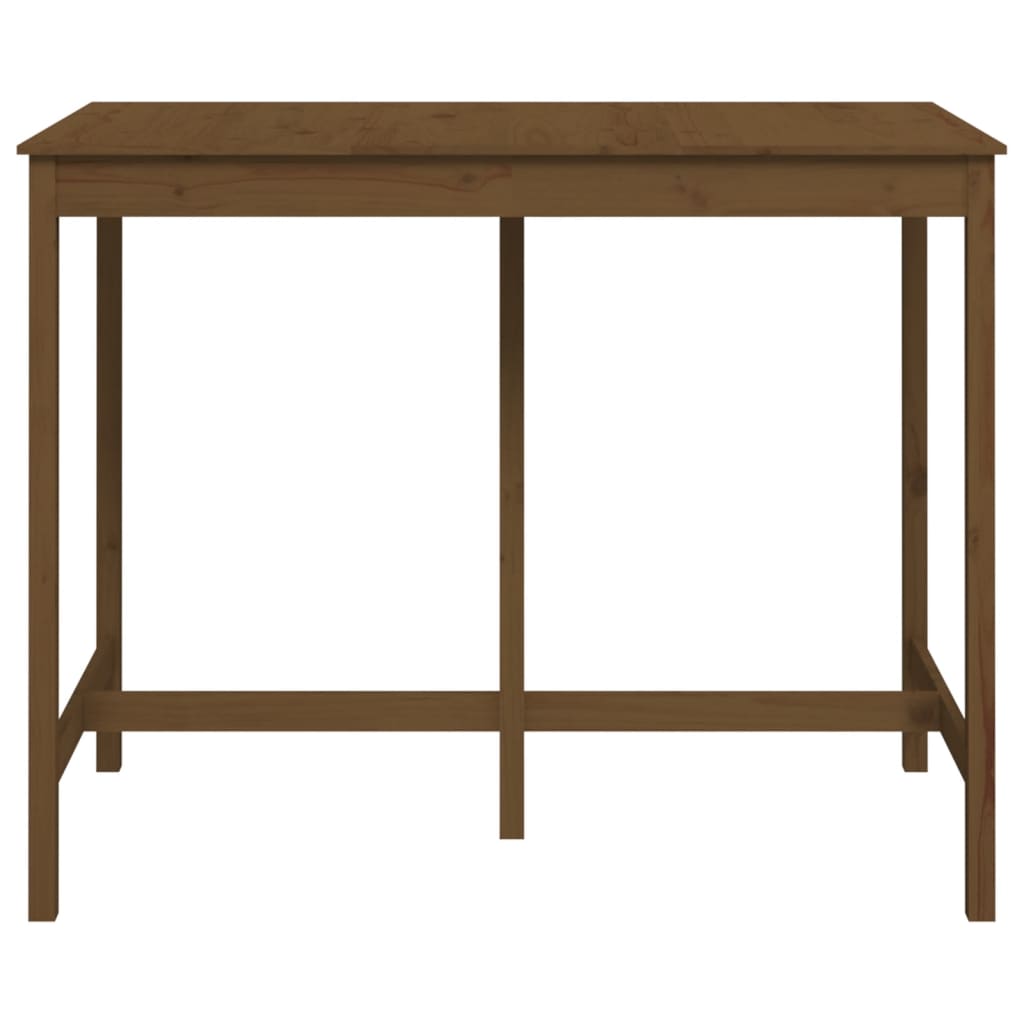 Tavolo da Bar Ambra 140x80x110 cm in Legno Massello di Pino | homemem39