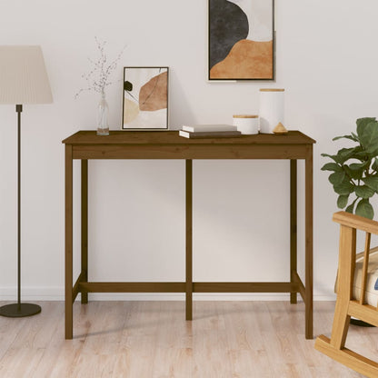Tavolo da Bar Ambra 140x80x110 cm in Legno Massello di Pino | homemem39