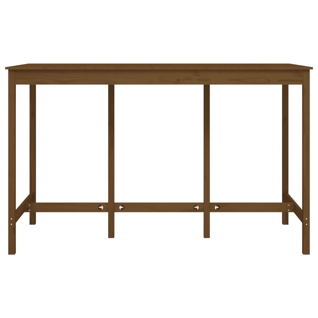 Tavolo da Bar Ambra 180x80x110 cm in Legno Massello di Pino - homemem39