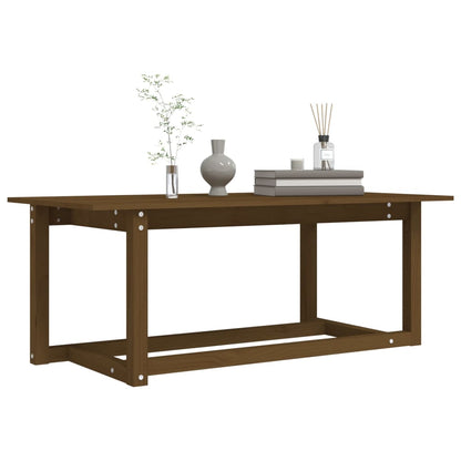 Tavolino da Salotto Ambra 110x55x45 cm Legno Massello di Pino | homemem39