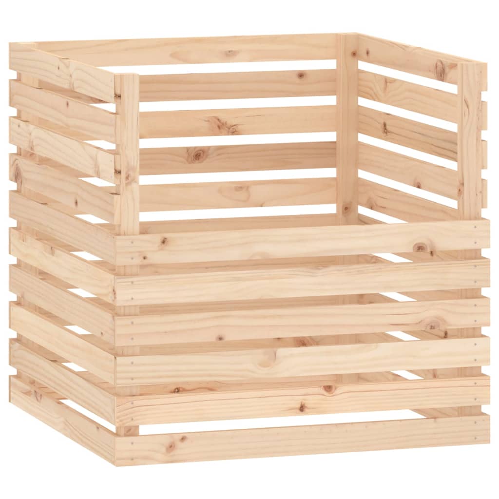 Compostiera 80x80x78 cm in Legno Massello di Pino - homemem39