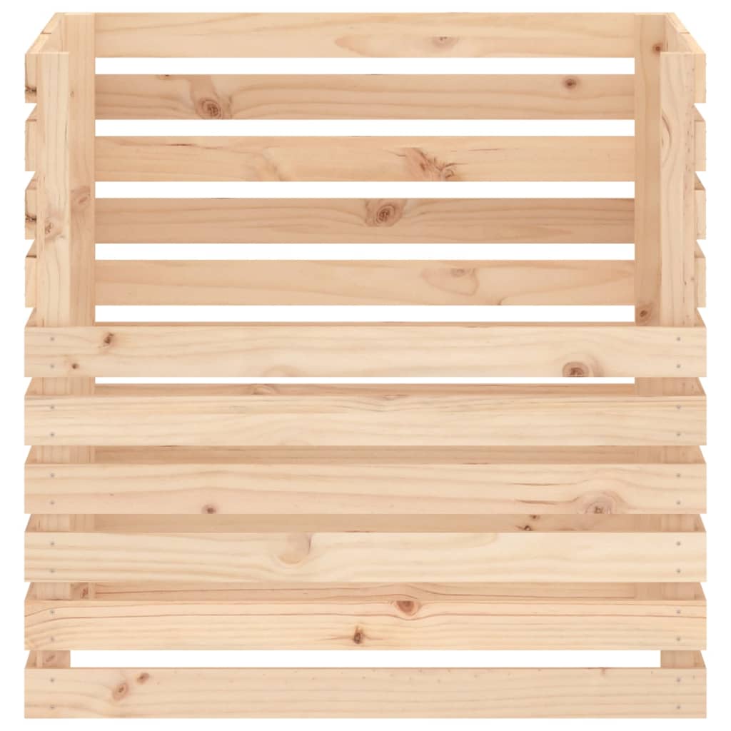 Compostiera 80x80x78 cm in Legno Massello di Pino - homemem39