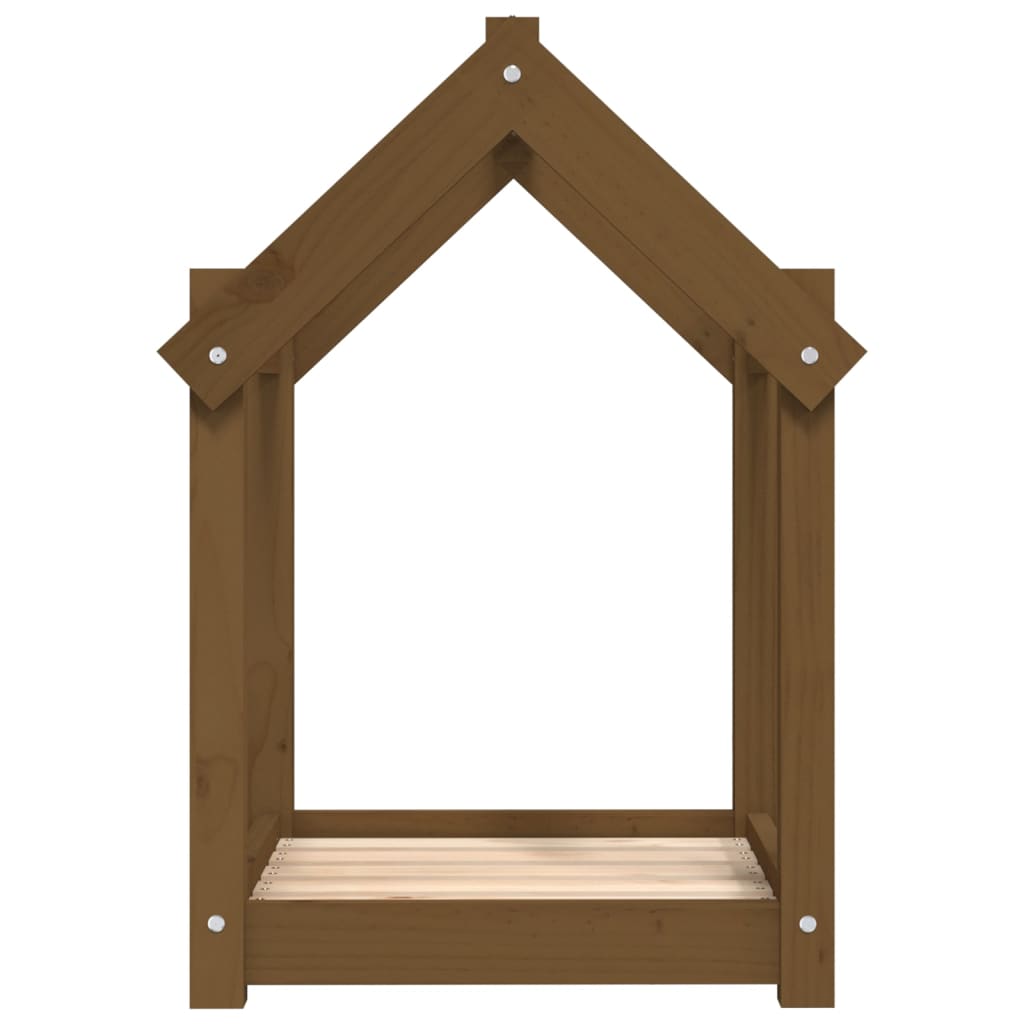 Cuccia per Cani Ambra 61x50x70 cm in Legno Massello di Pino - homemem39