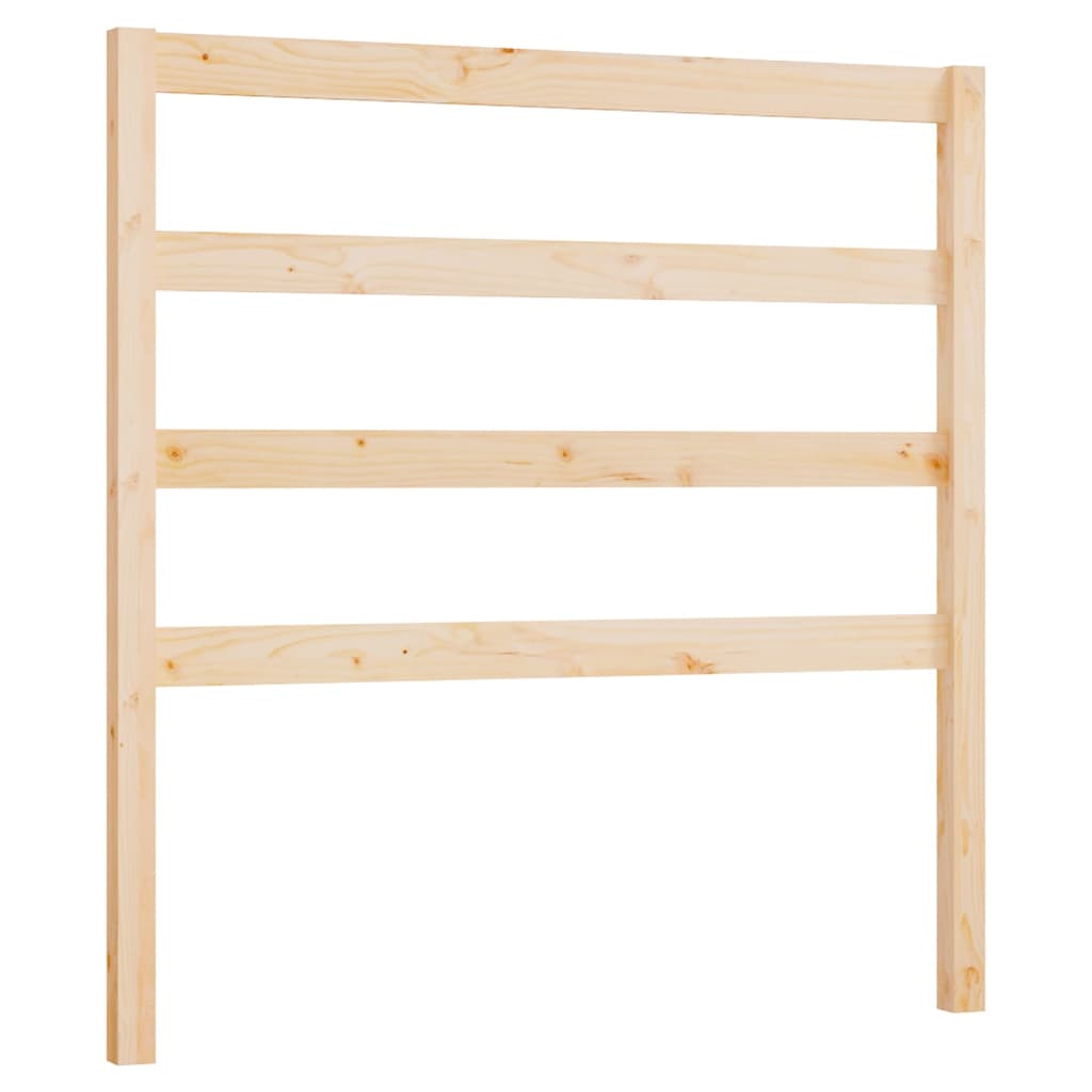 Testiera per Letto 95x4x100 cm in Legno Massello di Pino - homemem39