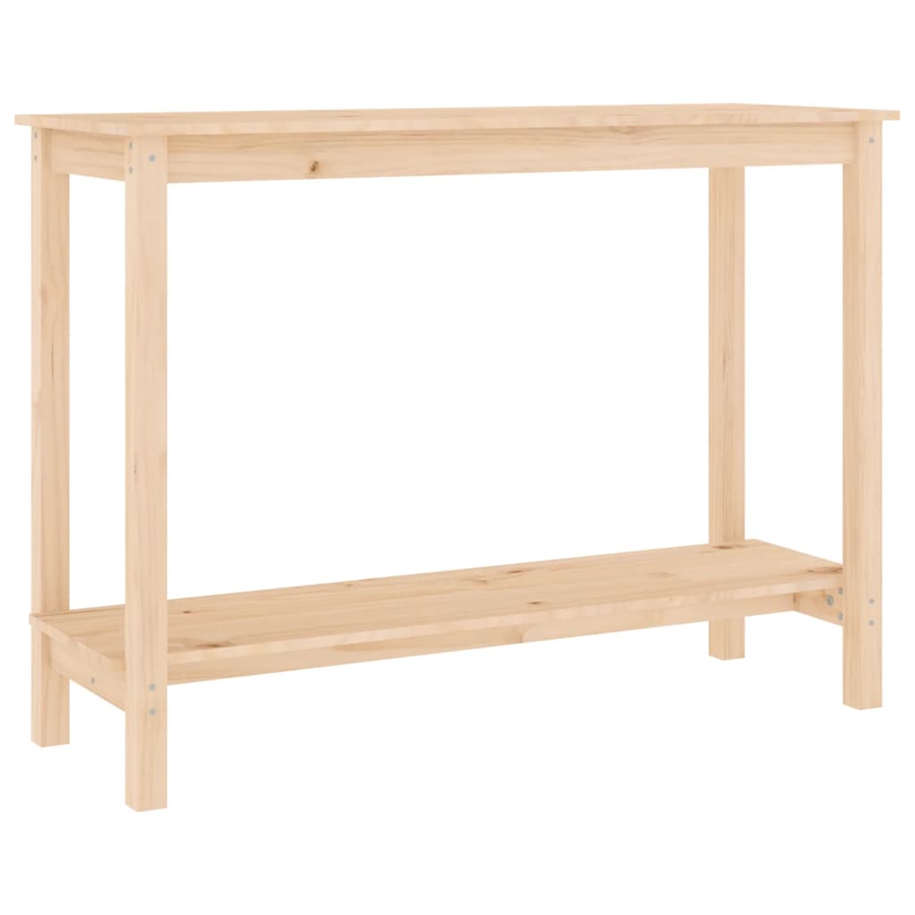 Tavolo Consolle 110x40x80 cm in Legno Massello di Pino | homemem39