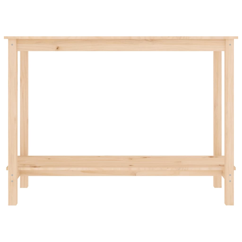 Tavolo Consolle 110x40x80 cm in Legno Massello di Pino | homemem39