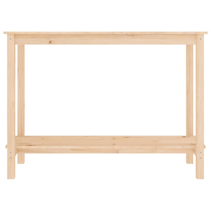 Tavolo Consolle 110x40x80 cm in Legno Massello di Pino | homemem39