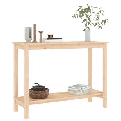 Tavolo Consolle 110x40x80 cm in Legno Massello di Pino | homemem39