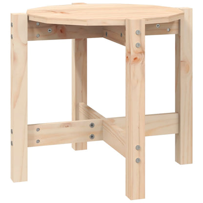 Tavolino da Salotto Ø 52,5x45 cm in Legno Massello di Pino | homemem39