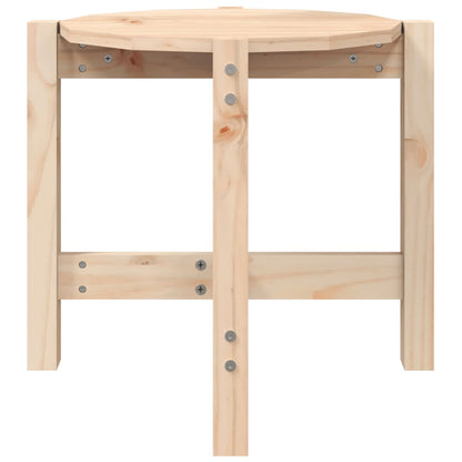 Tavolino da Salotto Ø 52,5x45 cm in Legno Massello di Pino | homemem39